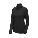 Women's PosiCharge® Tri-Blend Wicking 1/4-Zip Pullover