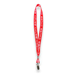 Lanyard - Non-breakaway Silk Screen 3/4in - Double-Sides Print