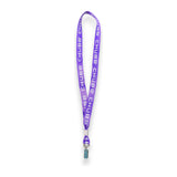 Lanyard - Non-breakaway Silk Screen 3/4in - Double-Sides Print