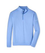 NEW COLOR: Peter Millar Men's Perth Performance Melange Quarter-Zip