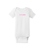 Infant Short Sleeve Baby Rib Bodysuit Onesie