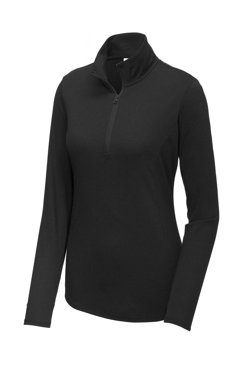 Women's PosiCharge® Tri-Blend Wicking 1/4-Zip Pullover