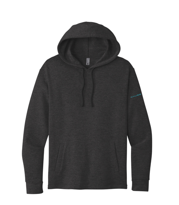 TURQUOISE LOGO - Next Level Apparel® Unisex Malibu Pullover Hoodie