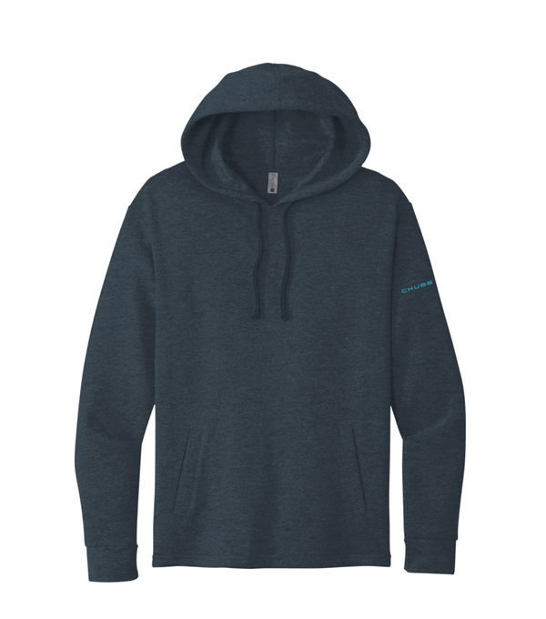 TURQUOISE LOGO - Next Level Apparel® Unisex Malibu Pullover Hoodie