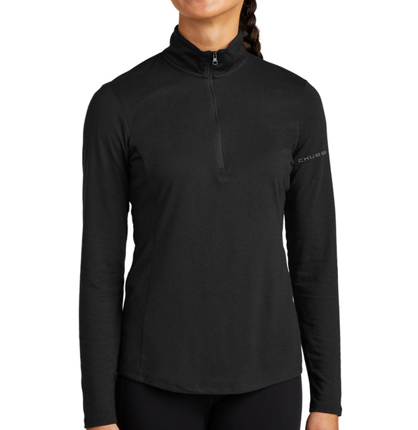 Women's PosiCharge® Tri-Blend Wicking 1/4-Zip Pullover