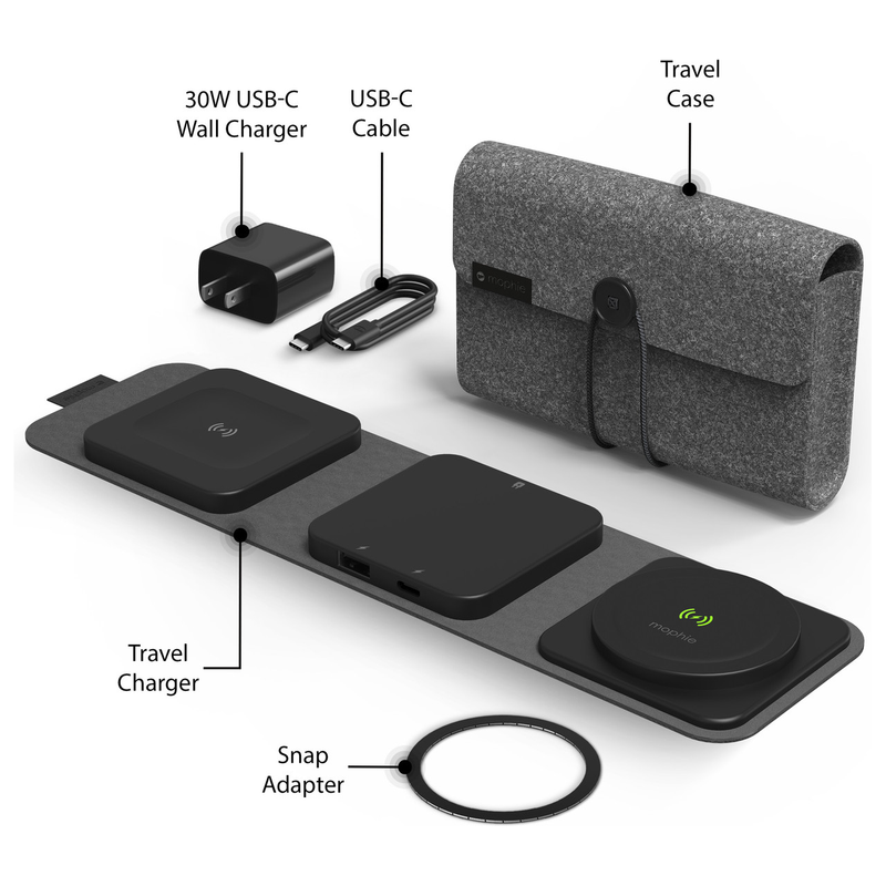 HOT NEW ITEM:  mophie® Snap + Multi-device Travel Charger